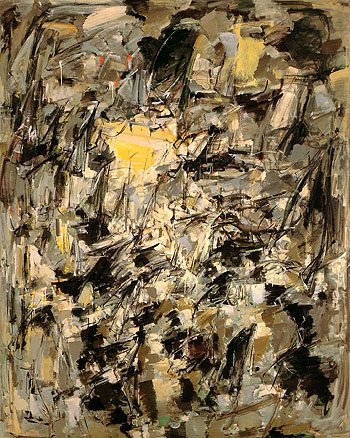 5 Untitled 1954 - Joan Mitchell reproduction oil painting