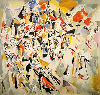 1 Untitled 1950 - Joan Mitchell reproduction oil painting