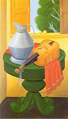 Still Life with Violin 1965 - Fernando Botero