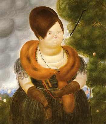 The First Lady 1969 - Fernando Botero reproduction oil painting