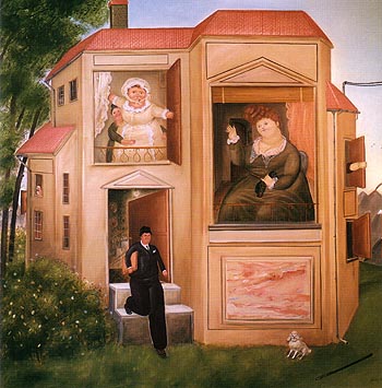 Man Going to Work 1969 - Fernando Botero reproduction oil painting