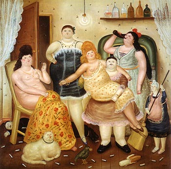 The House of Mariduque 1970 - Fernando Botero reproduction oil painting