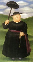 Walk in the Hills 1977 - Fernando Botero