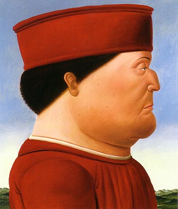 Federico da Montefeltro - Fernando Botero reproduction oil painting