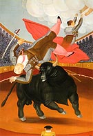 The Death of Luis Chaleta 1984 - Fernando Botero reproduction oil painting