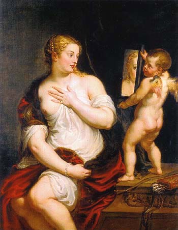 The Toilet of Venus 1615 - Peter Paul Rubens reproduction oil painting