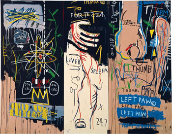 Meats for the Public 2 - Jean-Michel-Basquiat reproduction oil painting