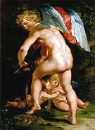 Cupid Making His Bow 1614 - Peter Paul Rubens