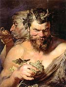 Two Satyrs 1618 - Peter Paul Rubens