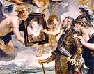 Presentation 0f the Portrait of Marie to Henri detail 1622 - Peter Paul Rubens reproduction oil painting