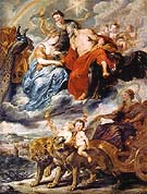 The Meeting of Marie de Medici and Henri IV an Lyon - Peter Paul Rubens