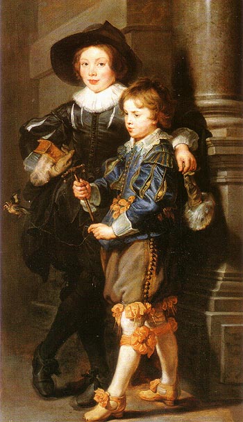 Albert and Nicolaas Rubens 1626 - Peter Paul Rubens reproduction oil painting