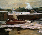 Pushing Through the Ice 1906 - Alson Skinner Clark