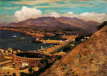 The Rising Sun Malaga 1909 - Alson Skinner Clark reproduction oil painting