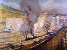 In the Lock Miraflores 1914 - Alson Skinner Clark reproduction oil painting