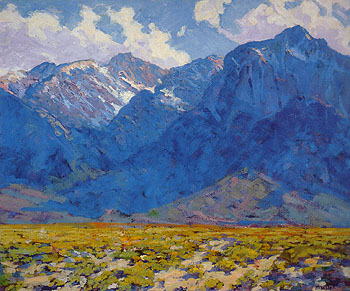 Mount Baxter from Owens Valley 1925 - Alson Skinner Clark reproduction oil painting