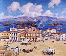 The Arrival of the Oregon at San Francisco 1925-26 - Alson Skinner Clark