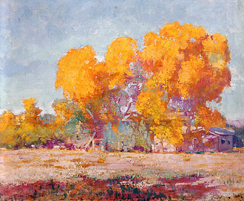 Ranch in Sycamores 1928 - Alson Skinner Clark reproduction oil painting