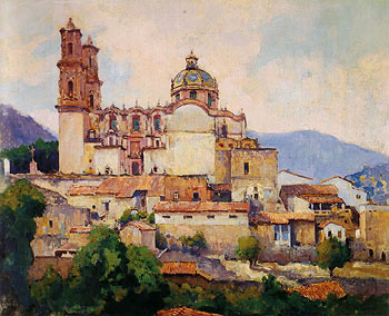 Taxco 1931 - Alson Skinner Clark reproduction oil painting