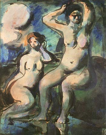 Bathers 1903 - George Rouault reproduction oil painting