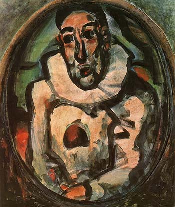 White Pierrot 1911 - George Rouault reproduction oil painting