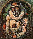 White Pierrot 1911 - George Rouault reproduction oil painting