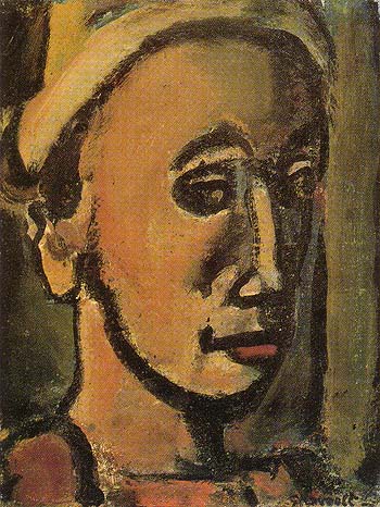 Songe Creux Dreamer 1946 - George Rouault reproduction oil painting