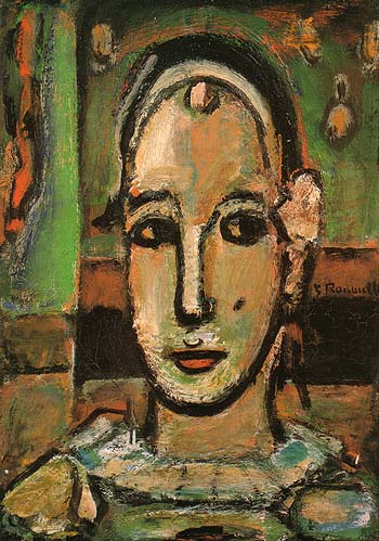 Pierrot 1948 - George Rouault reproduction oil painting