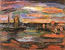 Twilight The Seashore 1939 - George Rouault reproduction oil painting