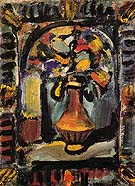 Decoratit Flowers 1939 - George Rouault reproduction oil painting