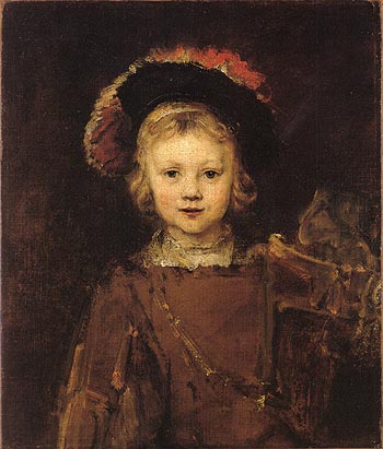 Portrait of a Boy 1655 - Rembrandt Van Rijn reproduction oil painting