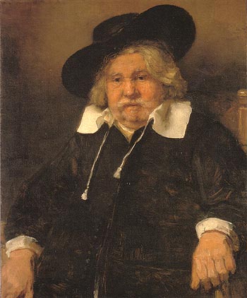 Portrait of an Old Man 1667 - Rembrandt Van Rijn reproduction oil painting