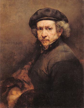 Rembrandt Self Portrait 1659 - Rembrandt Van Rijn reproduction oil painting