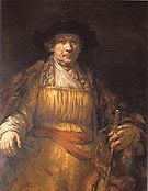 Rembrandt Self Portrait 1659 - Rembrandt Van Rijn reproduction oil painting