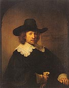 Portrait of Nicolaas van Bambeek 1641 - Rembrandt Van Rijn reproduction oil painting