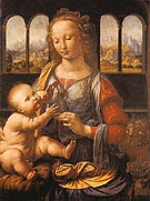 Madonna and Child - Leonardo da Vinci reproduction oil painting