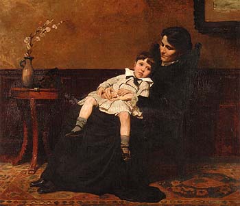 The Last Days of Infancy 1885 - Cecilia Beaux reproduction oil painting