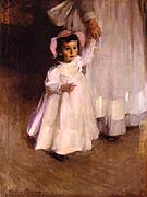 Ernesta Child with Nurse 1894 - Cecilia Beaux reproduction oil painting