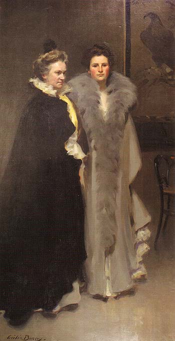 Mother and Daughter 1898 - Cecilia Beaux reproduction oil painting
