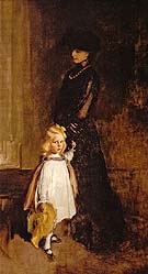 Mrs Alexander Sedgwick and Daughter Christina 1902 - Cecilia Beaux reproduction oil painting