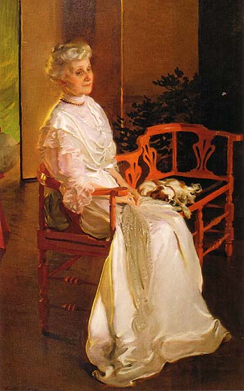 Mrs Richard Low Divine Susan Sophia Smith 1907 - Cecilia Beaux reproduction oil painting