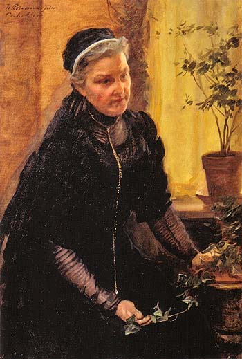 Helena de Kay Gilder 1911 - Cecilia Beaux reproduction oil painting