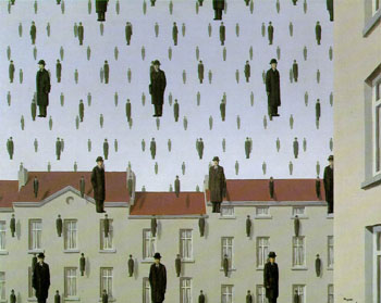 Golconde 1953 - Rene Magritte reproduction oil painting