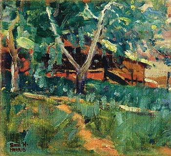 House in Landscape 1951 - Sam Hyde Harris reproduction oil painting