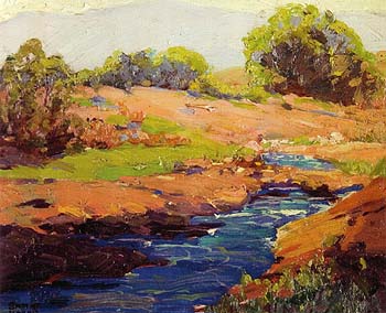 Eaton Canyon 1918 - Sam Hyde Harris reproduction oil painting