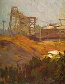 Oil Well 1981 - Sam Hyde Harris reproduction oil painting