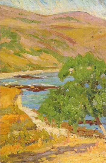 Along The Beach 1920 - Sam Hyde Harris reproduction oil painting