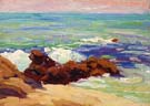 Rugged Coast 1920 - Sam Hyde Harris reproduction oil painting