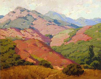 Colorful Mountain Range 1922 - Sam Hyde Harris reproduction oil painting