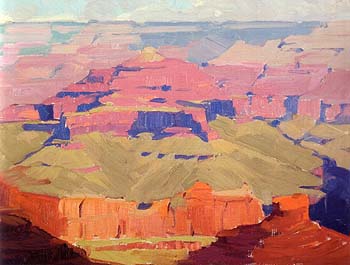 Canyon Rim 1920 - Sam Hyde Harris reproduction oil painting